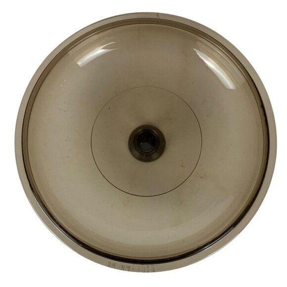 Corning Vision Pyrex 1.5L Round Casserole Dish Amber Glass 023 623 Vintage 70s - Picture 9 of 12